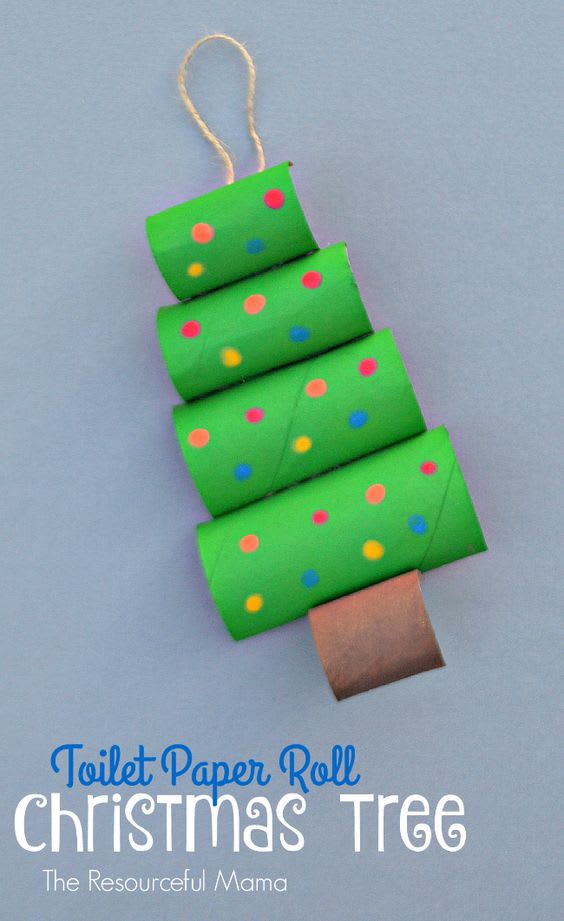 Toilet paper Christmas tree