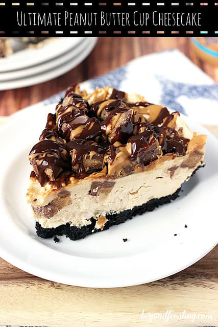 Reese's Peanut Butter Cup Cheesecake. Image credit: beyondfrosting.com