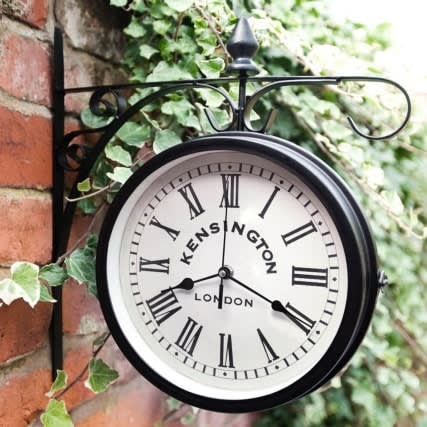 Outdoor Hanging Station Clock