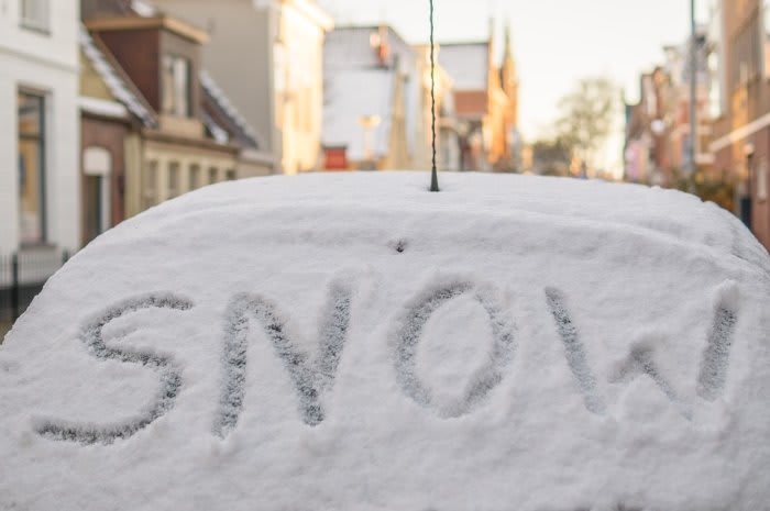 Car in winter