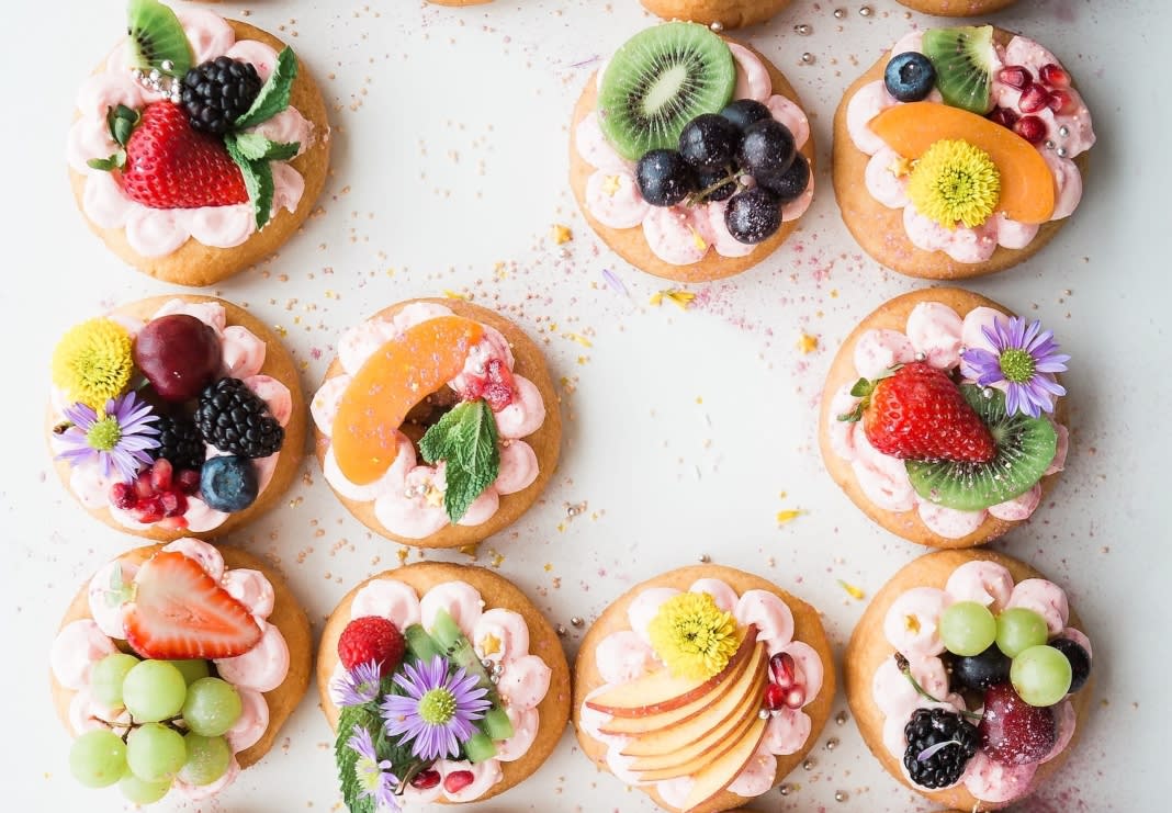 Fruit cupcakes