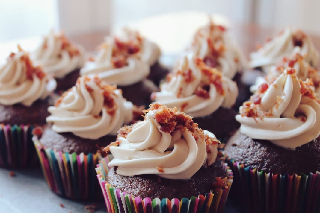 Frosted cupcakes