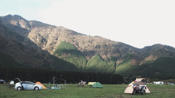 Camping holiday